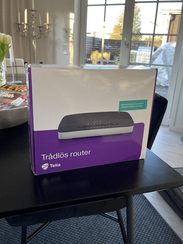 Trådlös router - Telia | Blocket