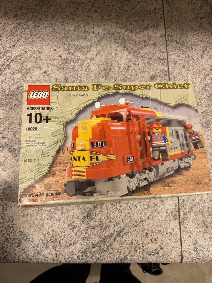 Samlarobjekt Lego Santa Fe Super Chief | Blocket
