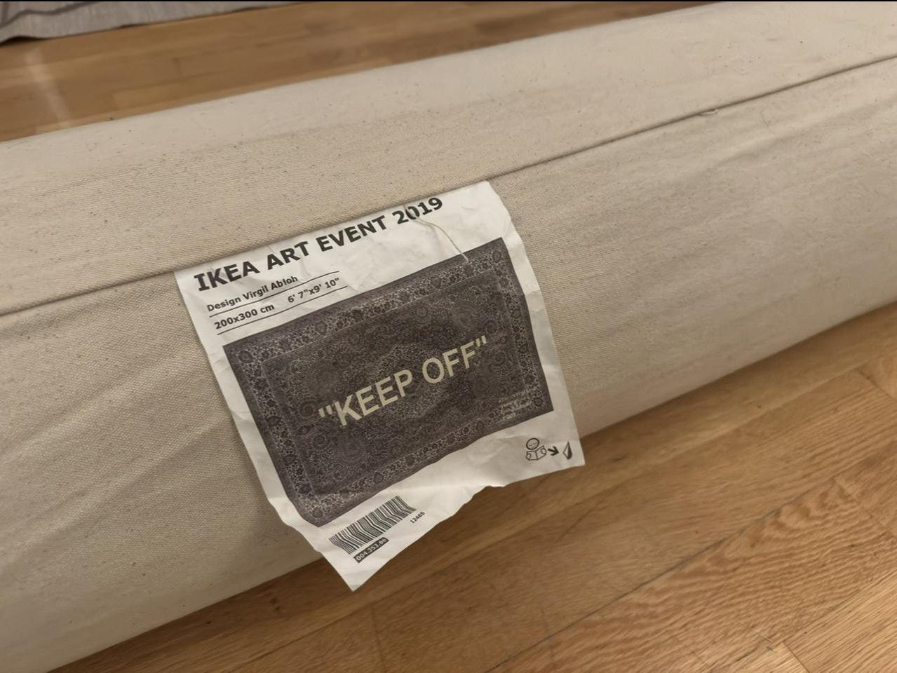 IKEA x VIRGIL ABLOH ”KEEP OFF” matta | Blocket