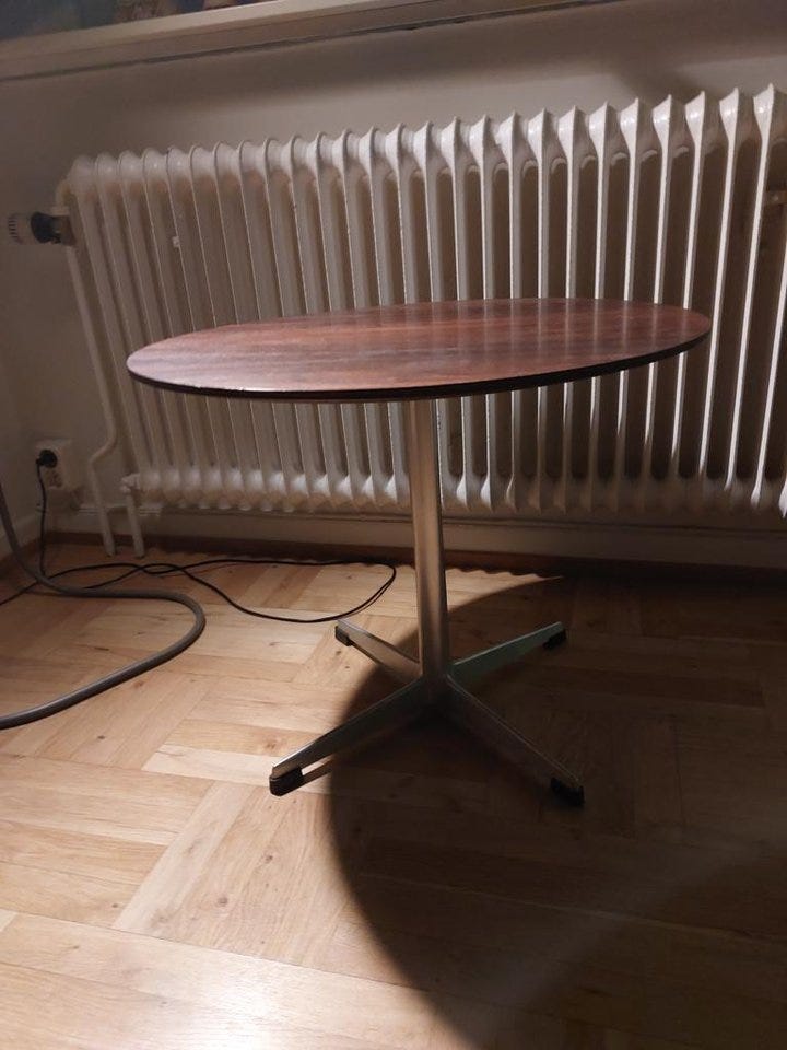 Fritz hansen 1964 ägget bordet i rio Palisander RARE | Blocket