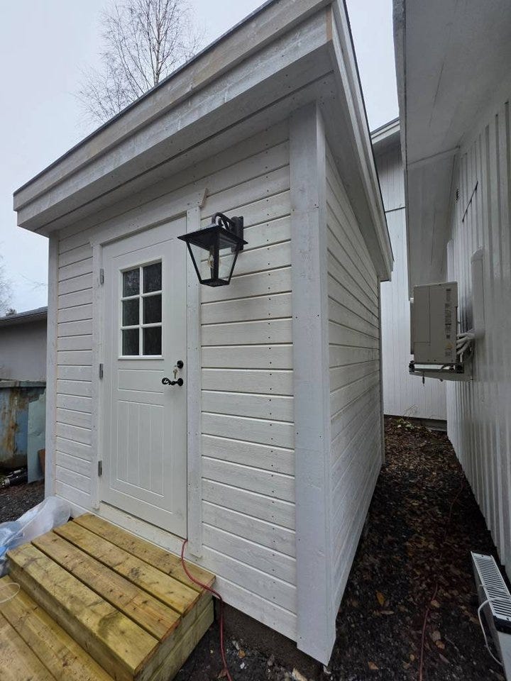 Lyxigt wc hus med golvvärme | Blocket