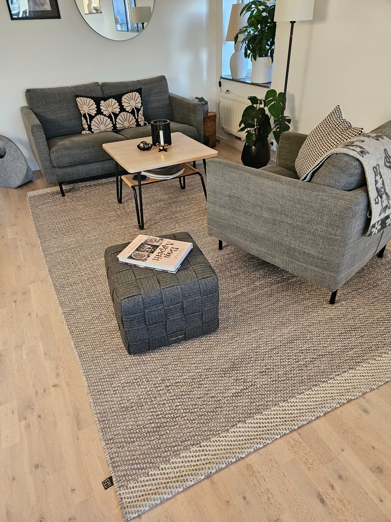 Grå Matta 200×300cm 