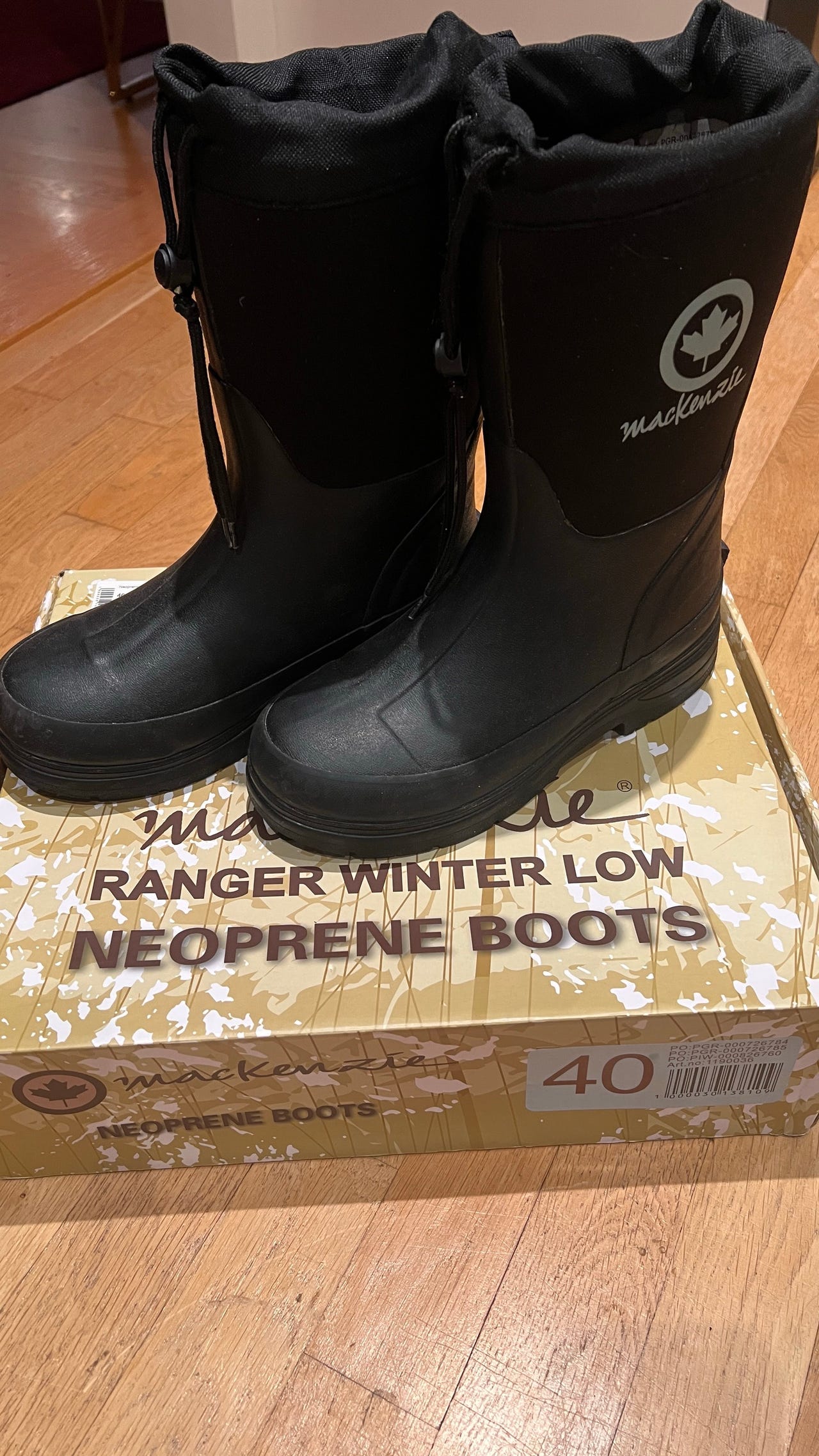 Mackenzie Ranger Winter Low Neoprene Boots Barnstorlek 40 Svart | Blocket