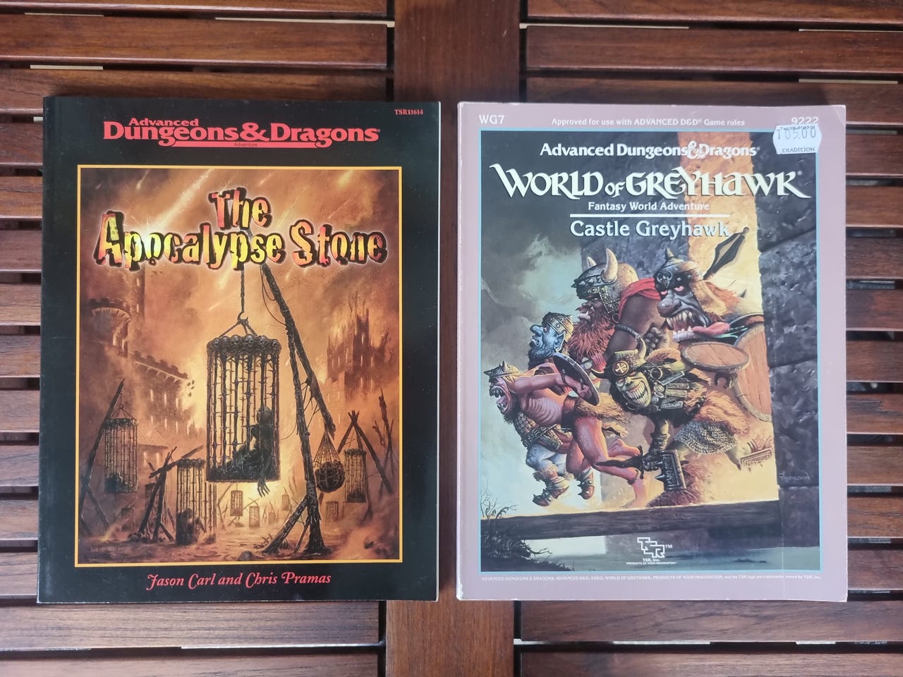AD&D - The apocalypse stone+Castle Greyhawk+Van Richten's guide to ...