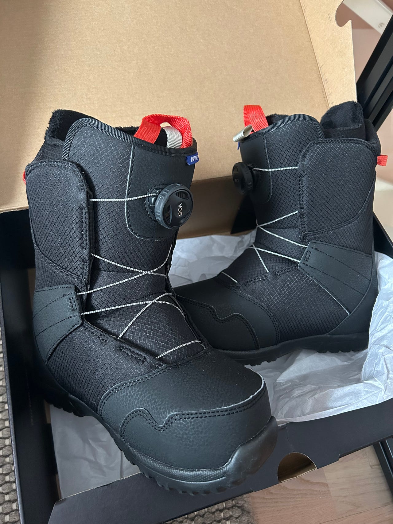 Burton Zipline BOA Snowboardboots Kids 7K Svart | Blocket