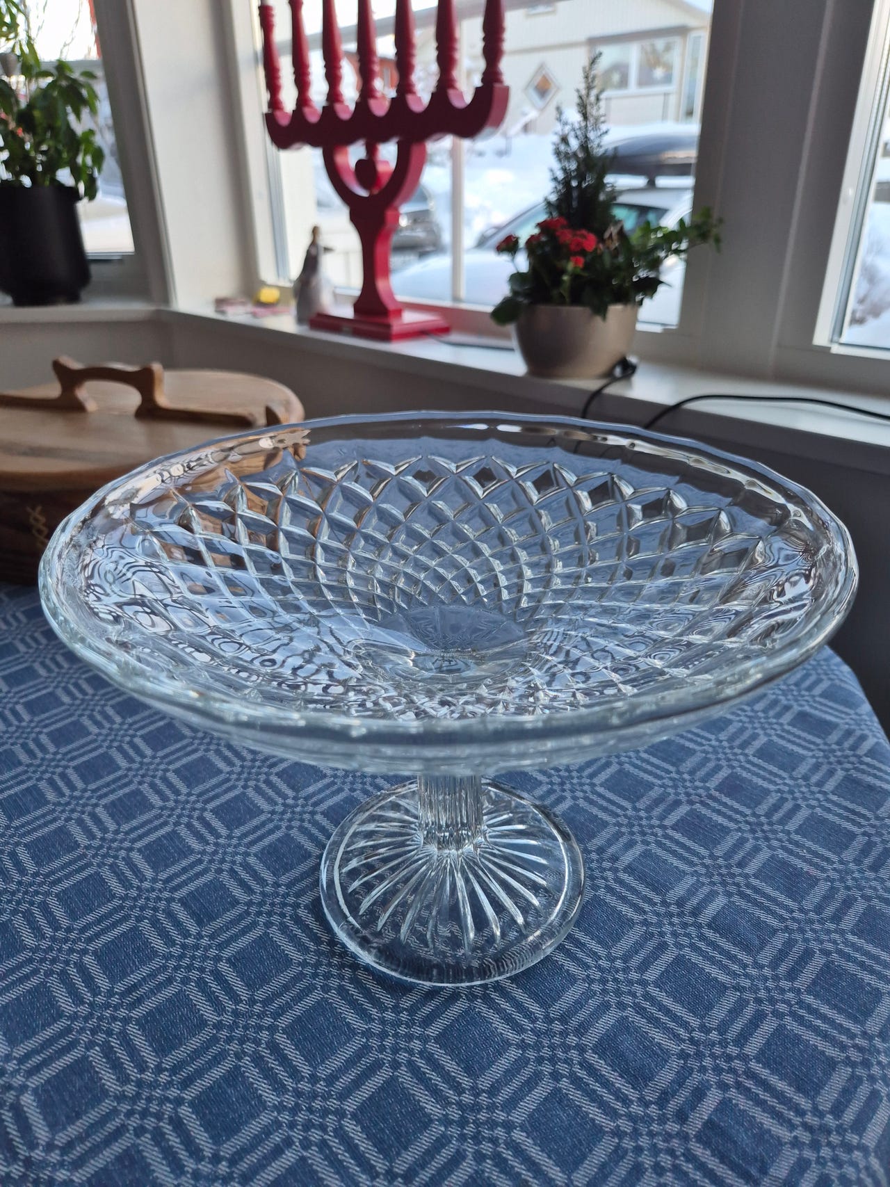 Kakfat / fruktskål på fot | Blocket