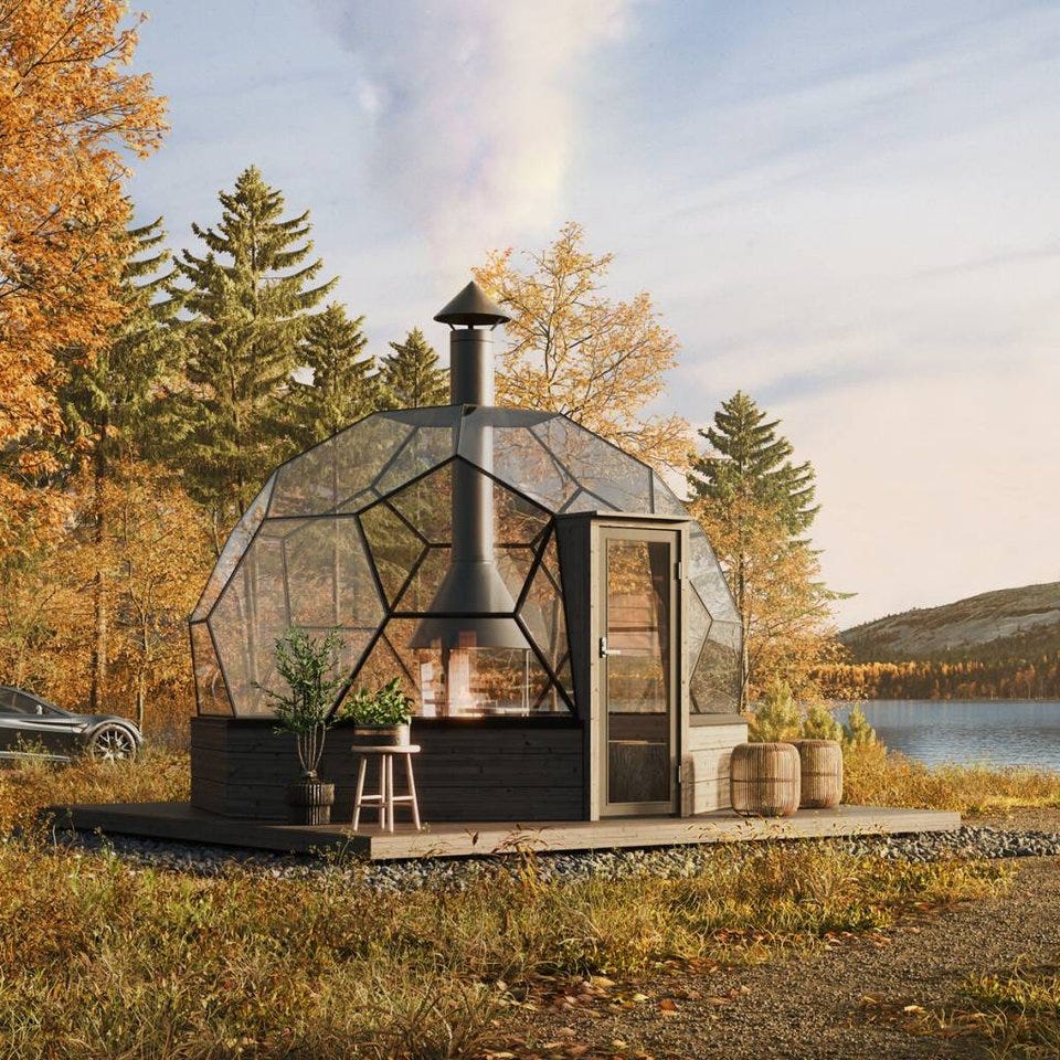 Arctic Light House Igloo – upplev naturen året runt i en unik glasigloo ...