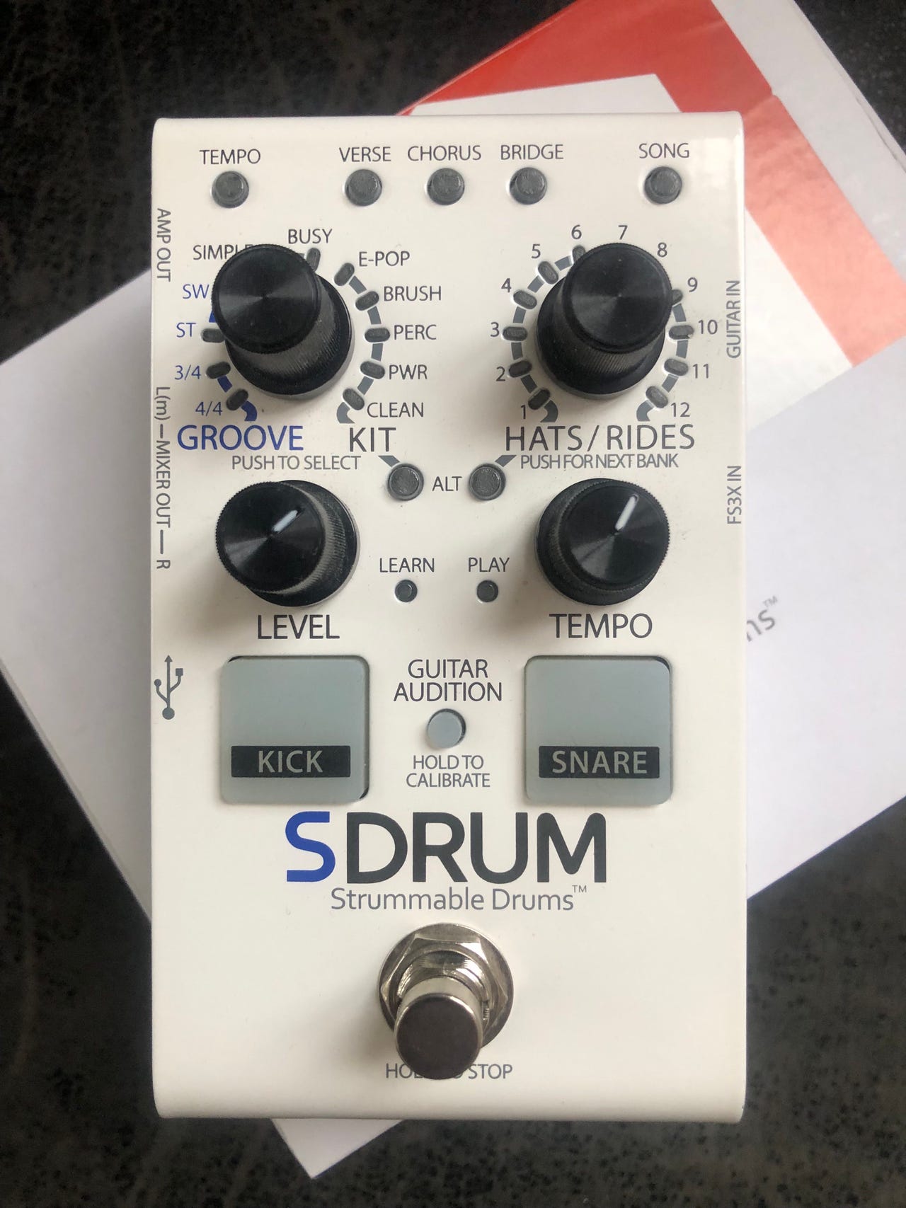 Digitech SDRUM Strummable Drum Machine Effektpedal | Blocket