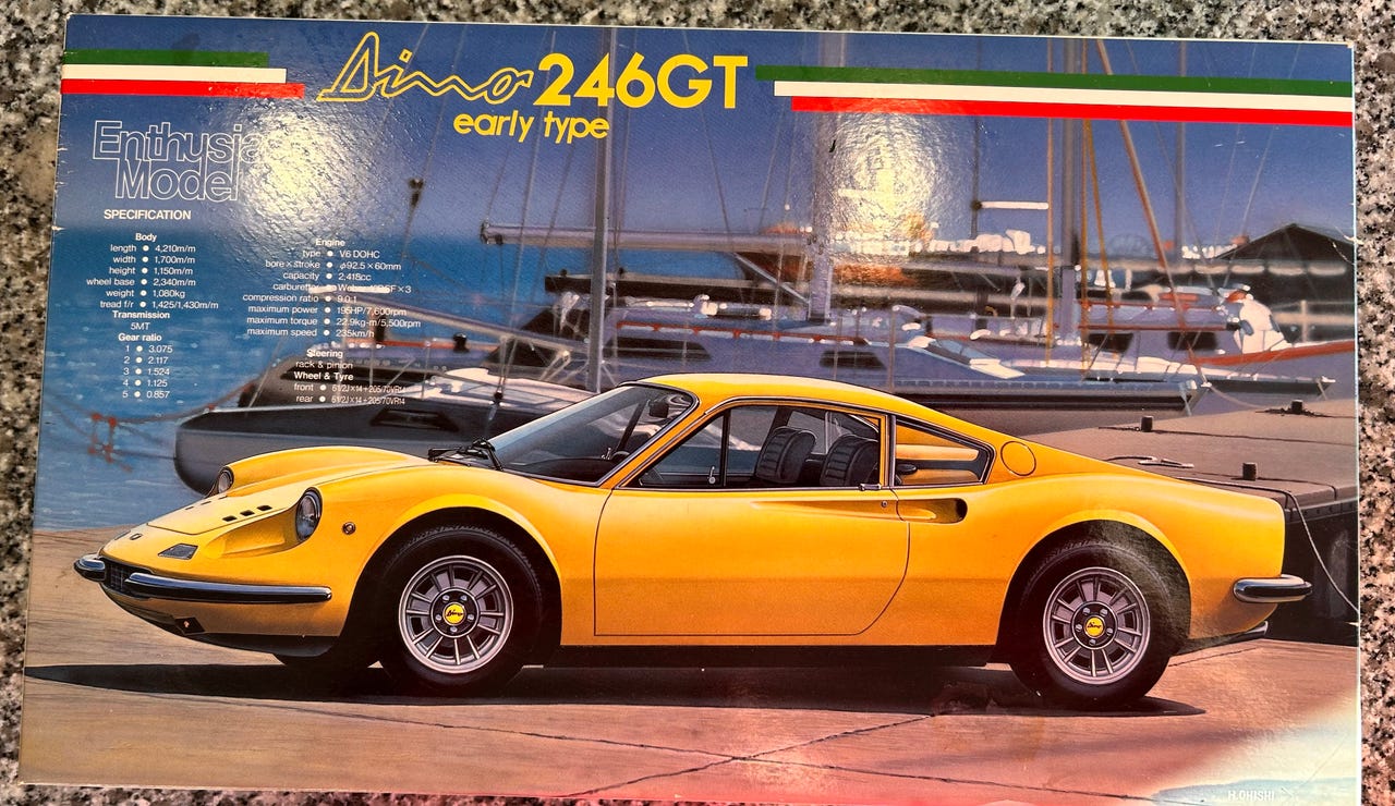 Byggsats 1/24 Fujimi Dino 246GT byggsats ny rare | Blocket