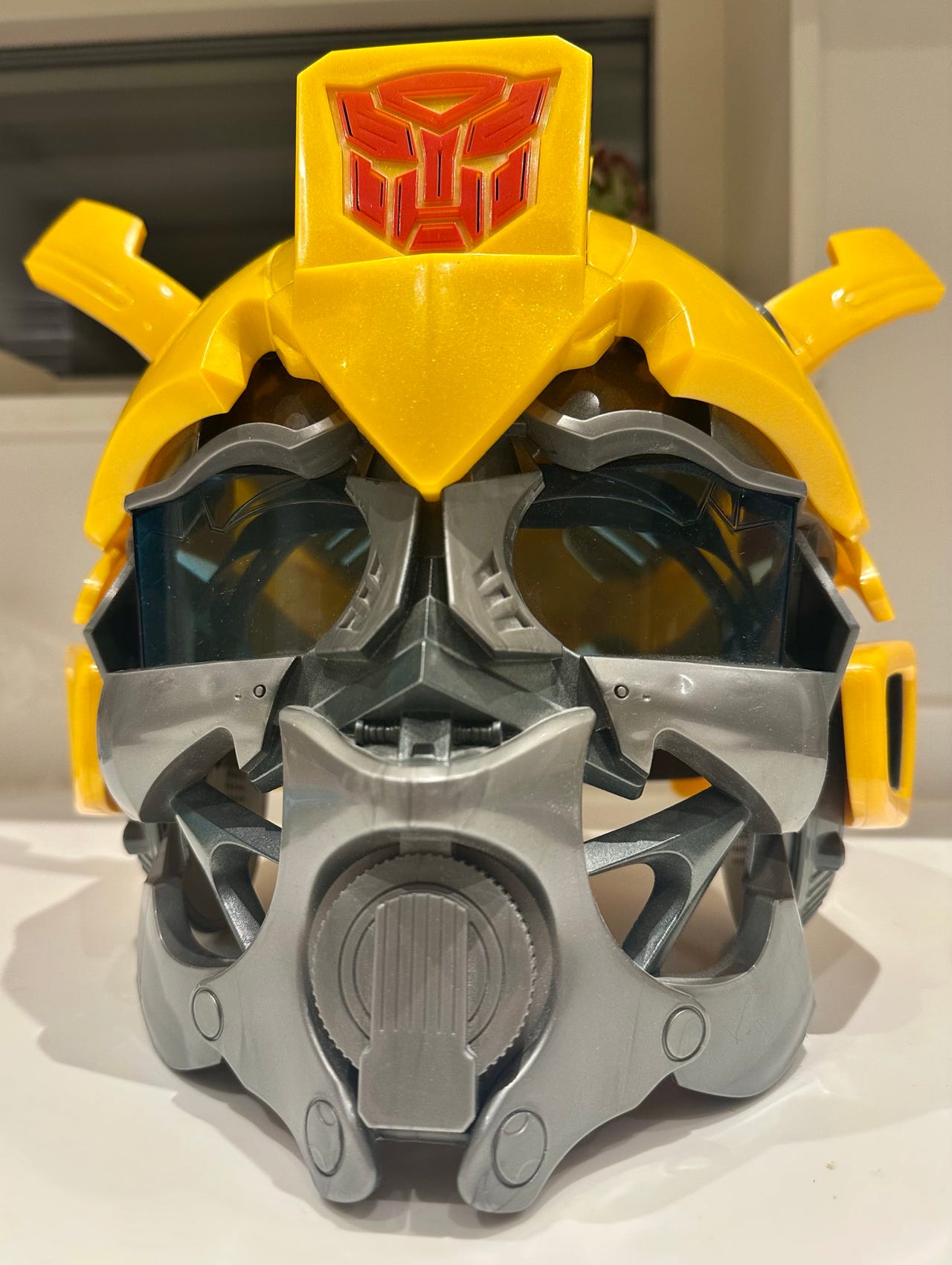 Vintage / Transformers: Bumblebee Voice Changer Mask, Hasbro | Blocket