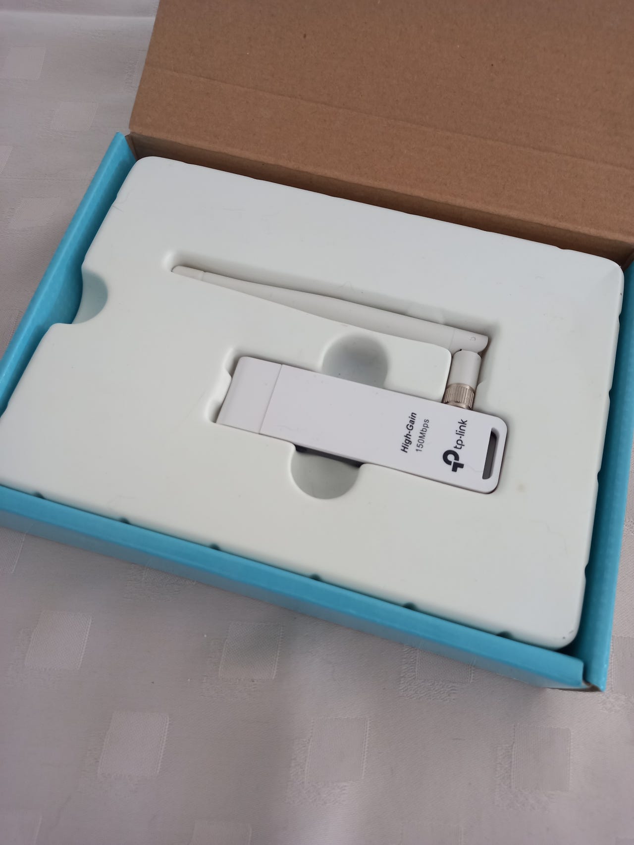 TP-Link TL-WN722N trådlös USB-adapter 150 Mbps vit | Blocket