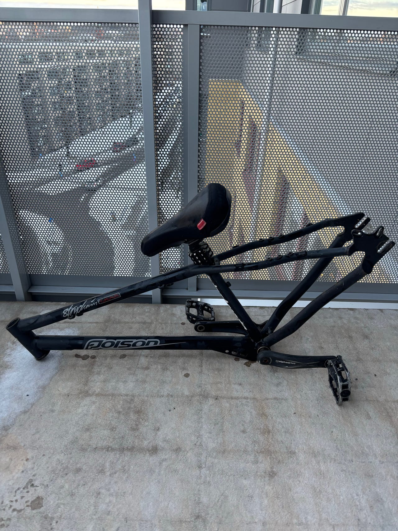 Poison Strychnin dirt jump bike frame | Blocket