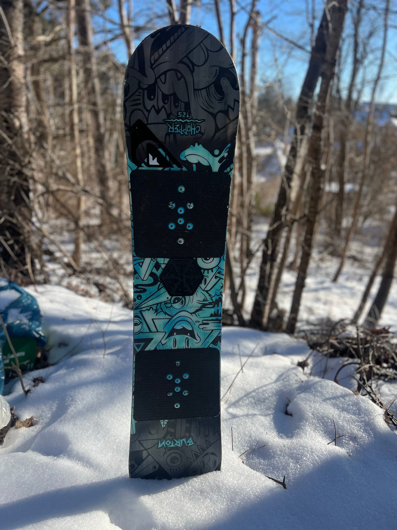 Burton Chopper 125 snowboard blå svart | Blocket