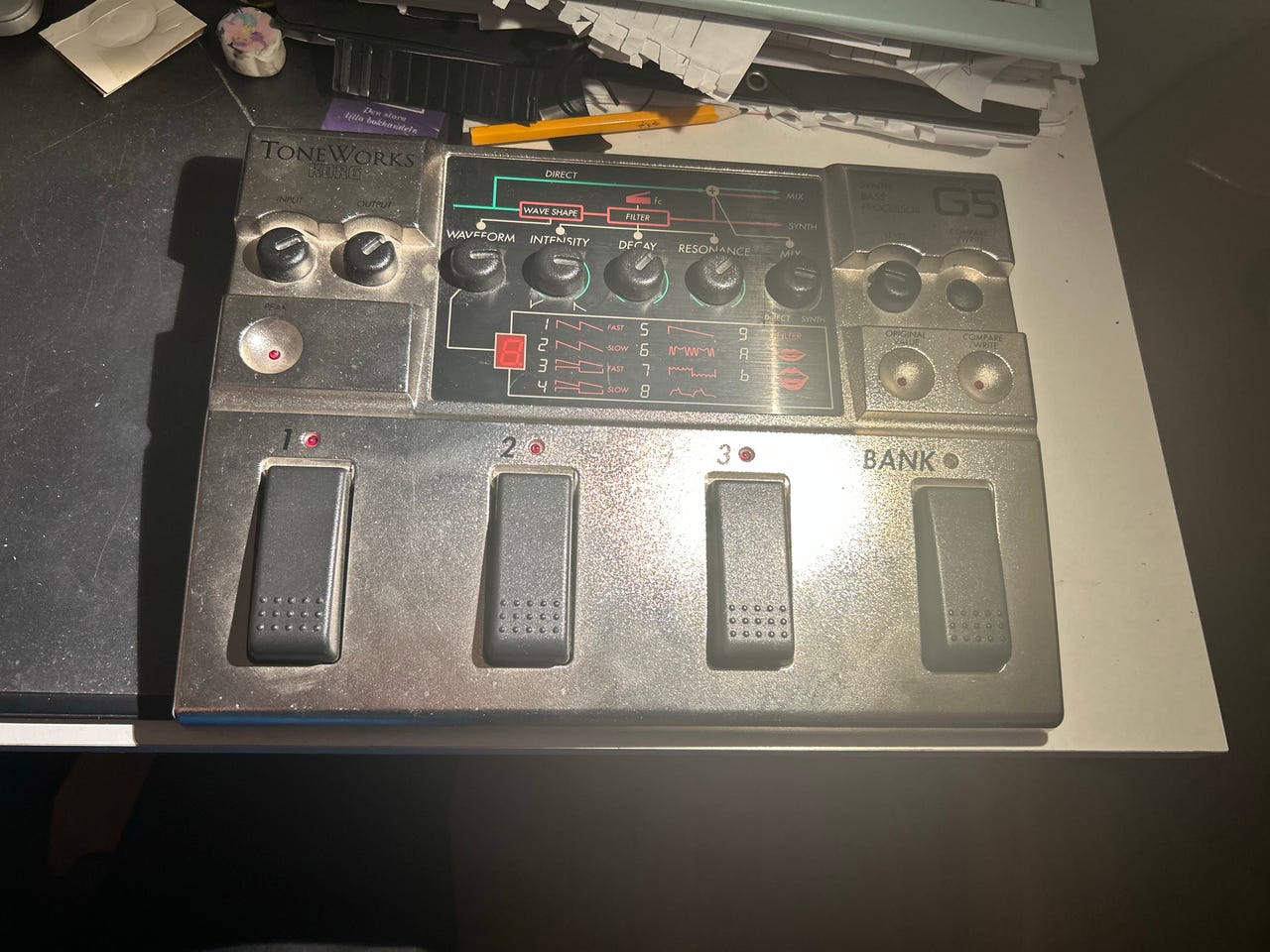 Korg ToneWorks G5 synth bass processor multieffektpedal | Blocket