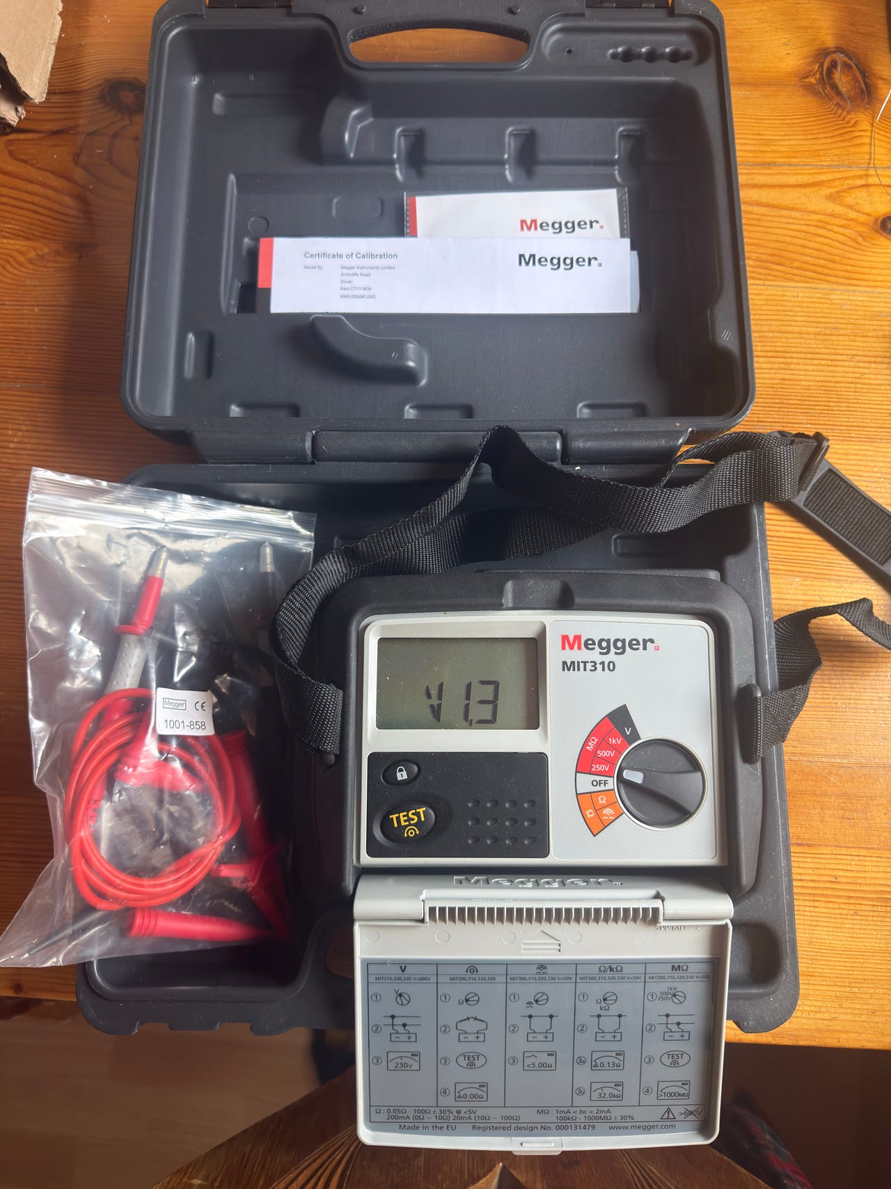 Megger MIT310 Insulation Tester | Blocket