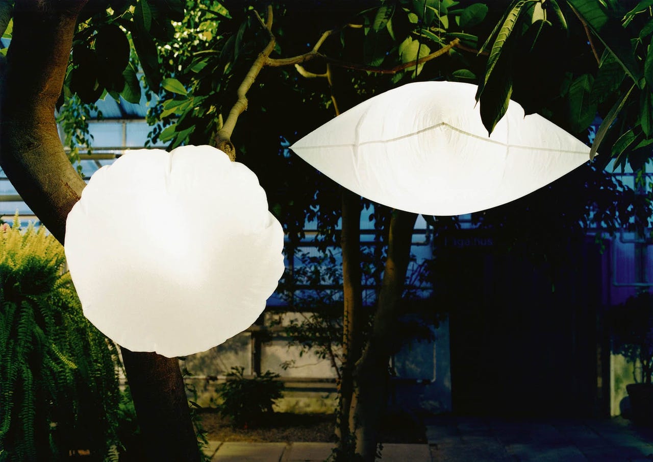 Designklassiker GLOBLOW Snowcrash 90-tal - Vägglampa / Bordslampa