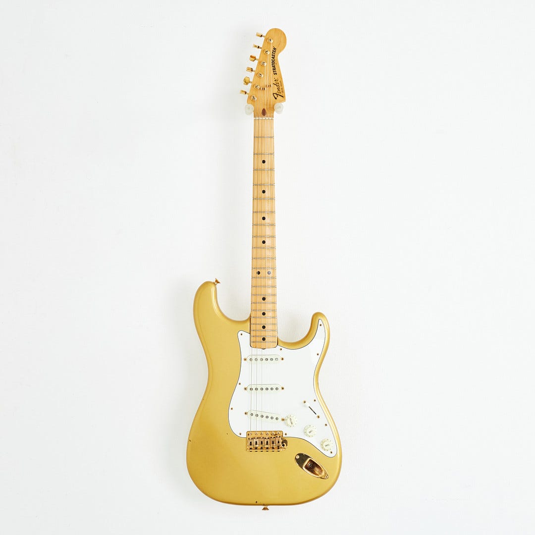 Fender Stratocaster 1982, Dan Smith, Aztek Gold, Made in USA | Blocket
