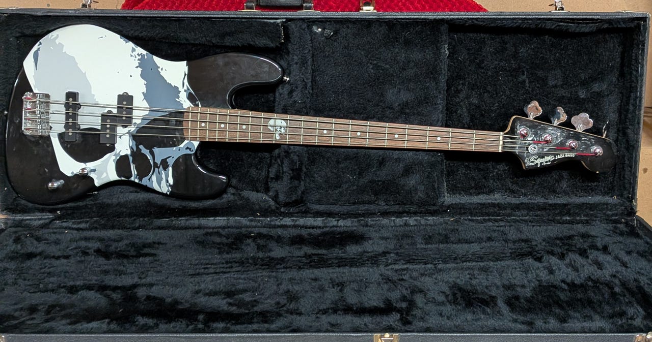 Squier by Fender Frank Bello Signature Jazz Bass (Anthrax) | Blocket