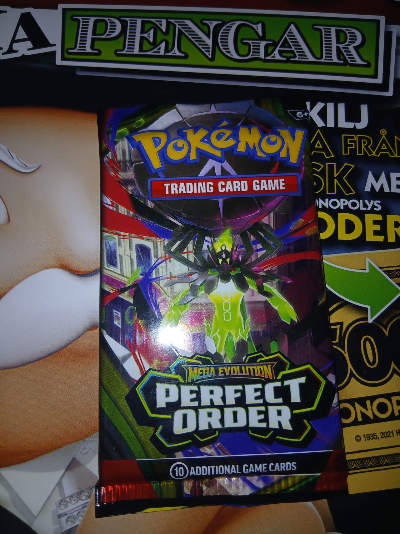 Pokemon Mega Evolution Perfect Order 1st Nytt Booster Pack Engelsk ...