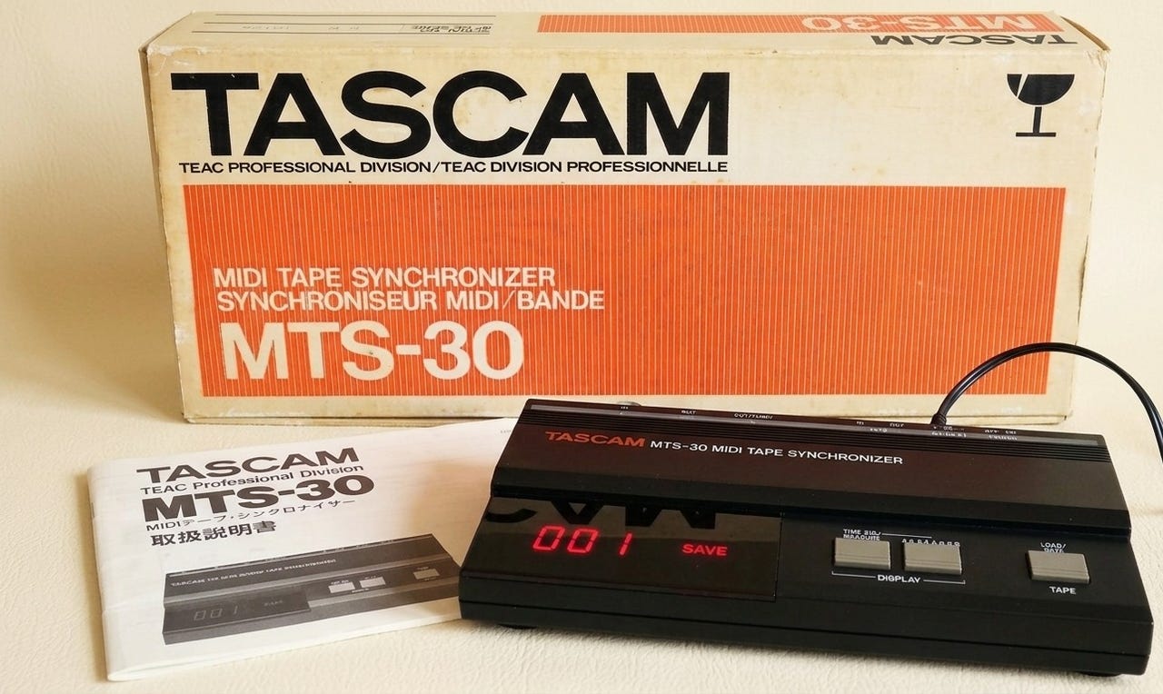 TASCAM「MTS-30」MIDI TAPE SYNCHRONIZER Tascam MTS-30 MIDI Tape Synchronizer Vintage Pro Audio Equipment
