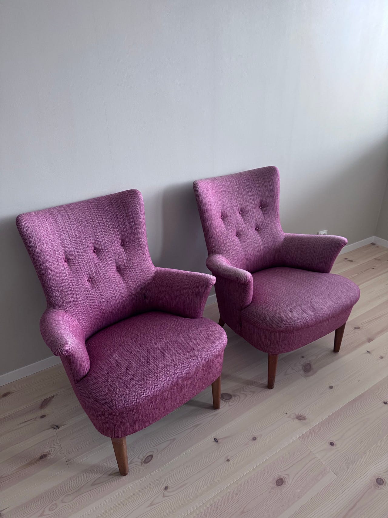 Carl Malmsten fåtöljer - Furulid | Blocket