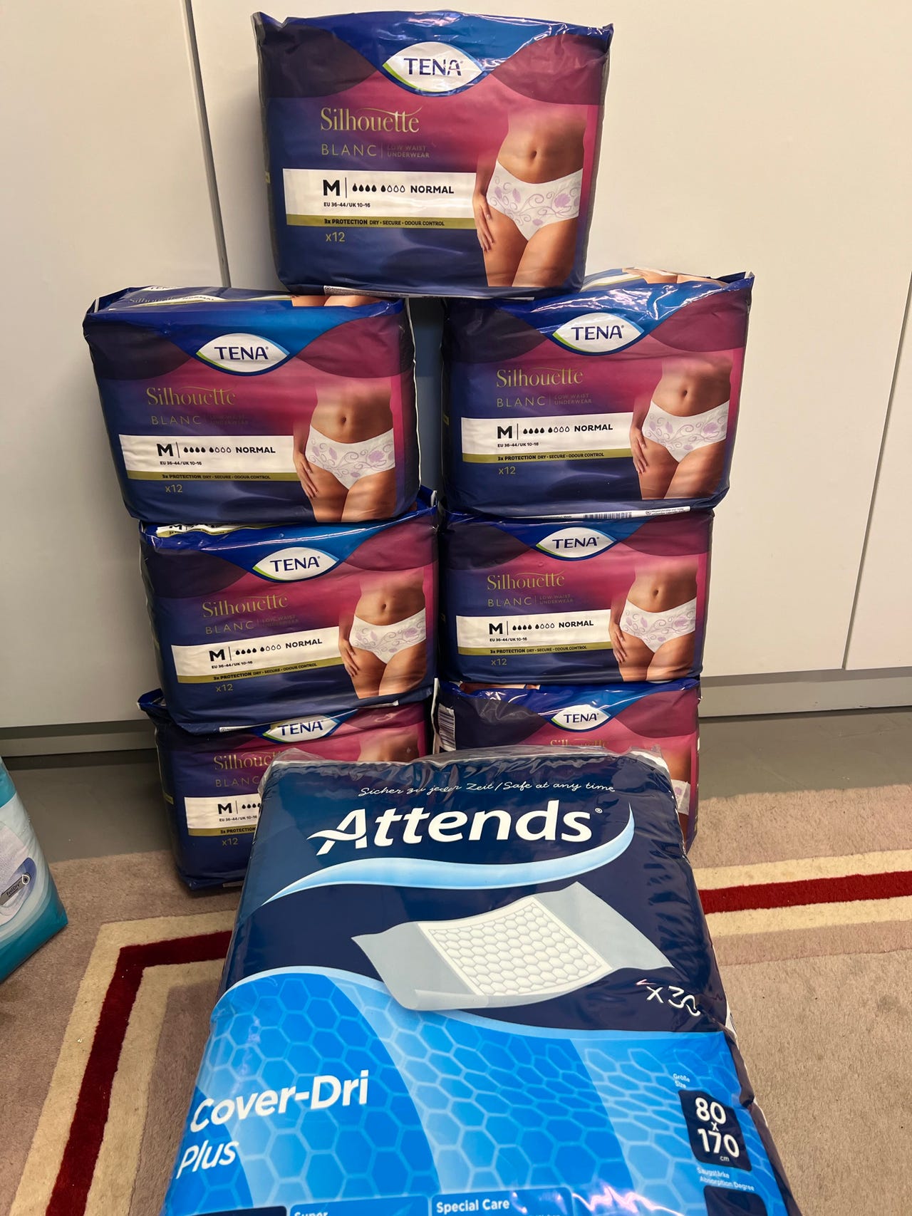 Tena Silhouette Blanc inkontinenstrosor normal M vit | Blocket