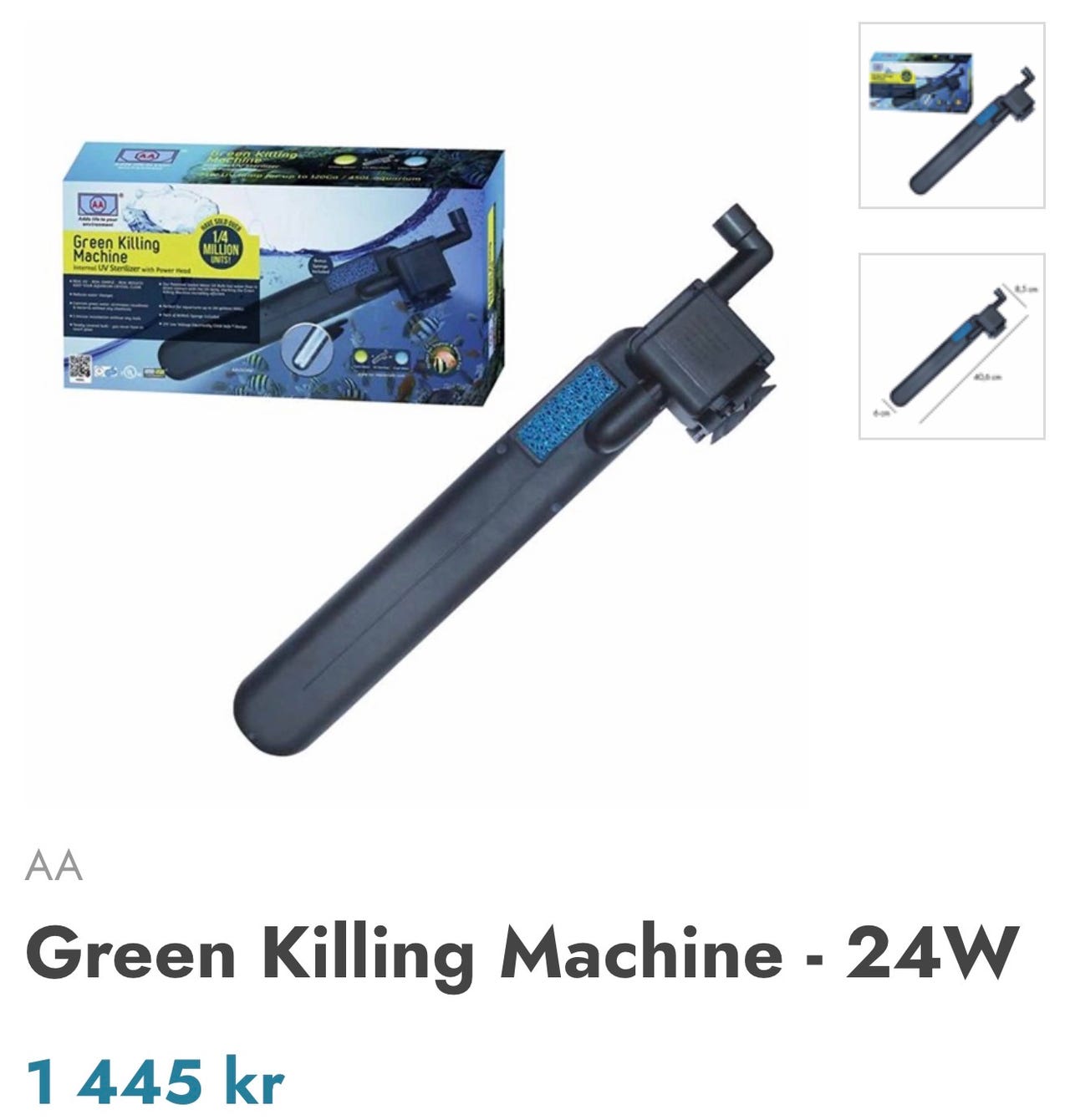 Green killing machine 24w | Blocket