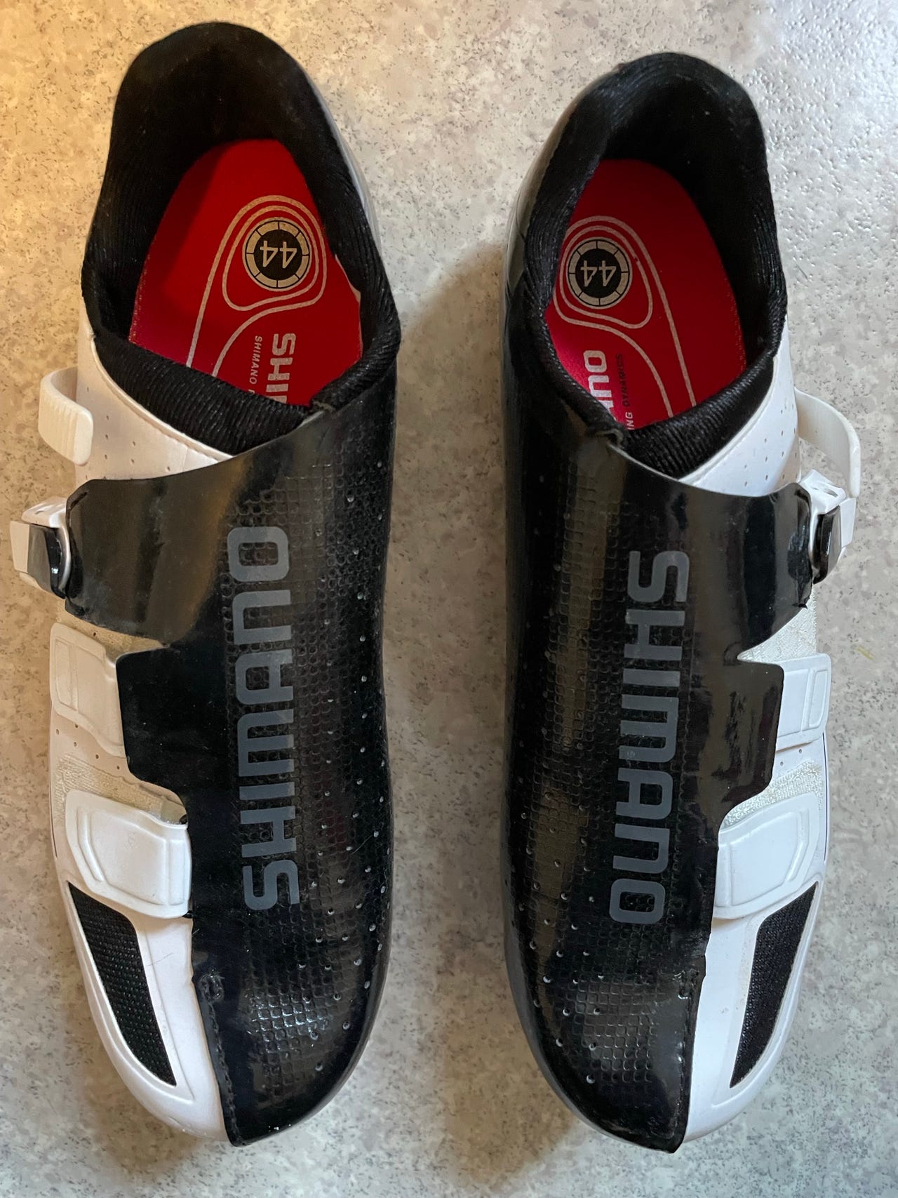 Shimano R171 cykelskor 44 vit svart | Blocket