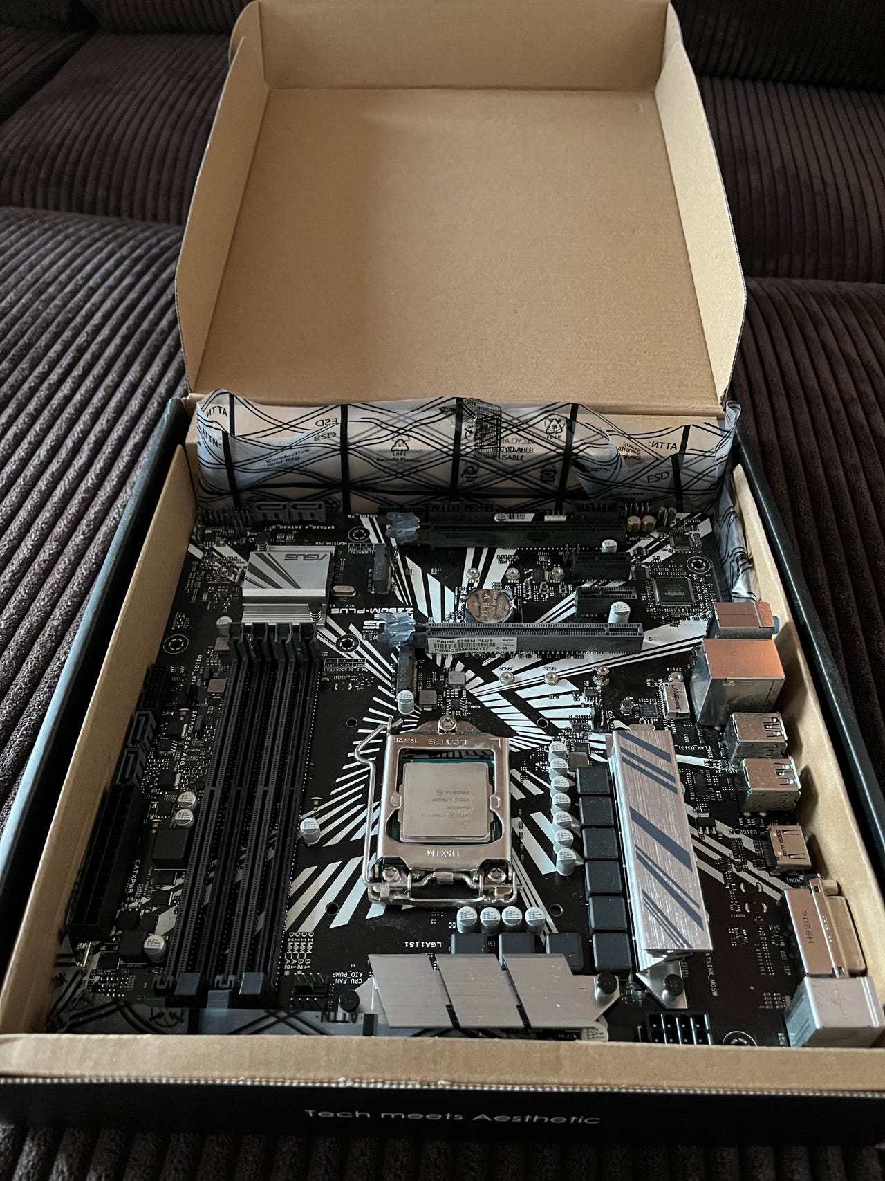 ASUS Prime Z390M-Plus + Intel i5-9600k | Blocket