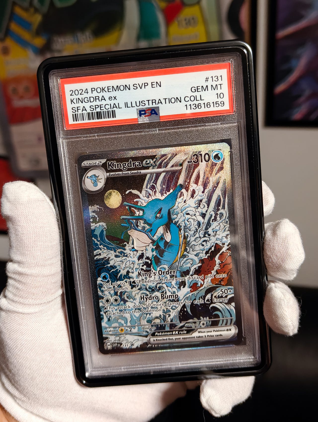 Kingdra EX 131 2024 - PSA 10 (Gem Mint) - English Promo