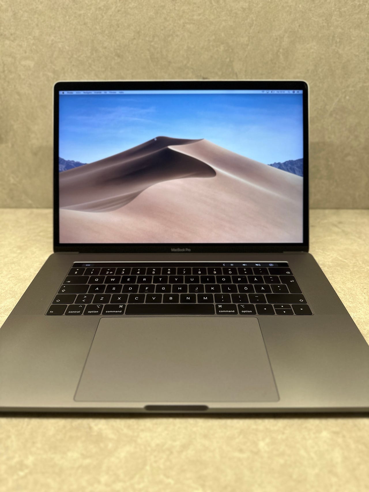 MacBook Pro 15” (2019) – i7 / 16 GB / 256 GB – Space Grey | Blocket