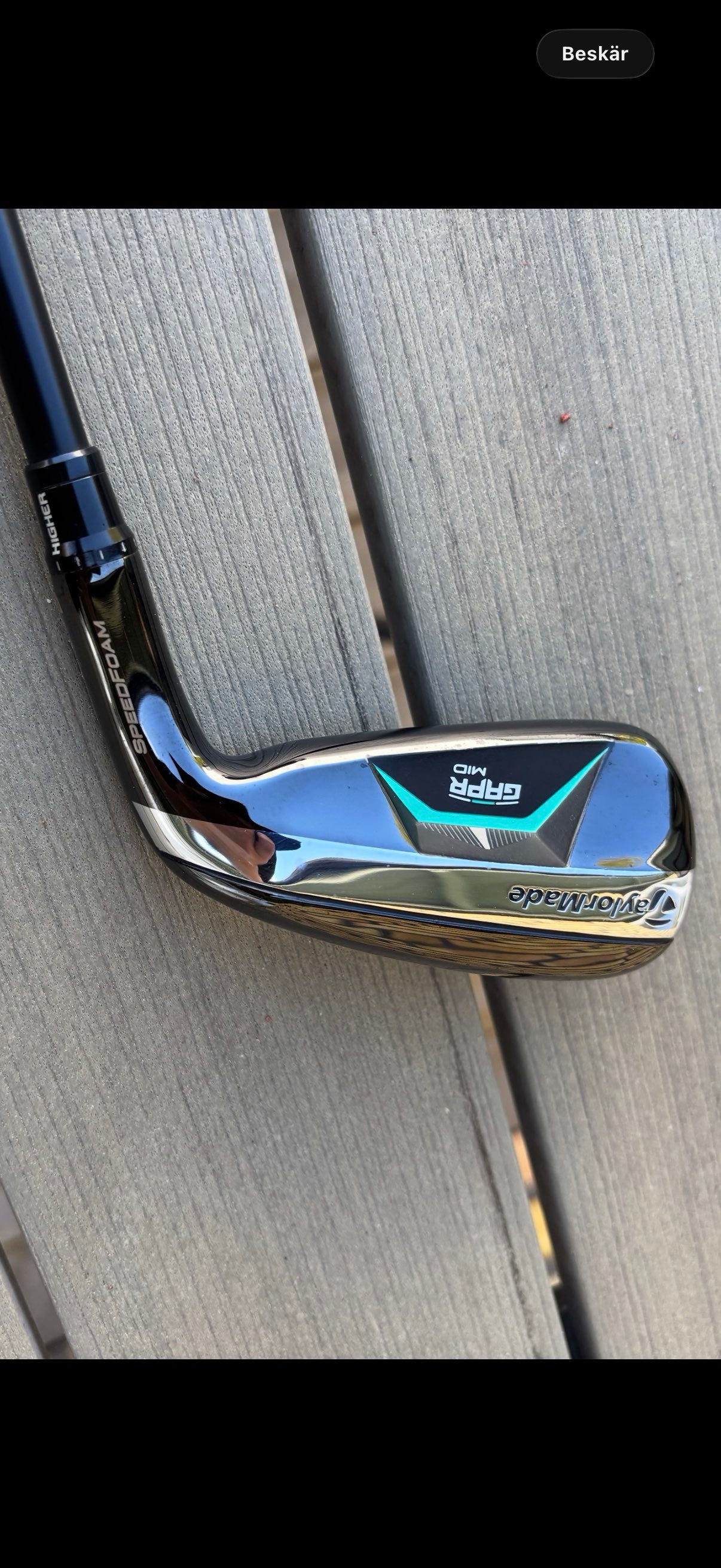 TaylorMade TaylorMade GAPR Mid 3 (18°) – KBS Hybrid 80 Stiff | Blocket