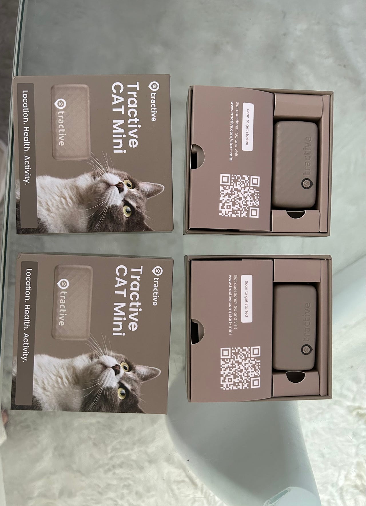 Tractive GPS Kattenhalsband Mini - Realtime Tracker Met Locatiegeschiedenis, Activiteitenmonitor En Slimme Energiebesparing, Donkerblauw