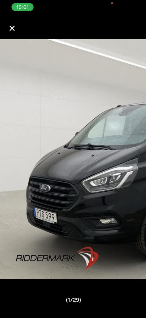 Ford Transit Custom 2018 – bild 1 av 2