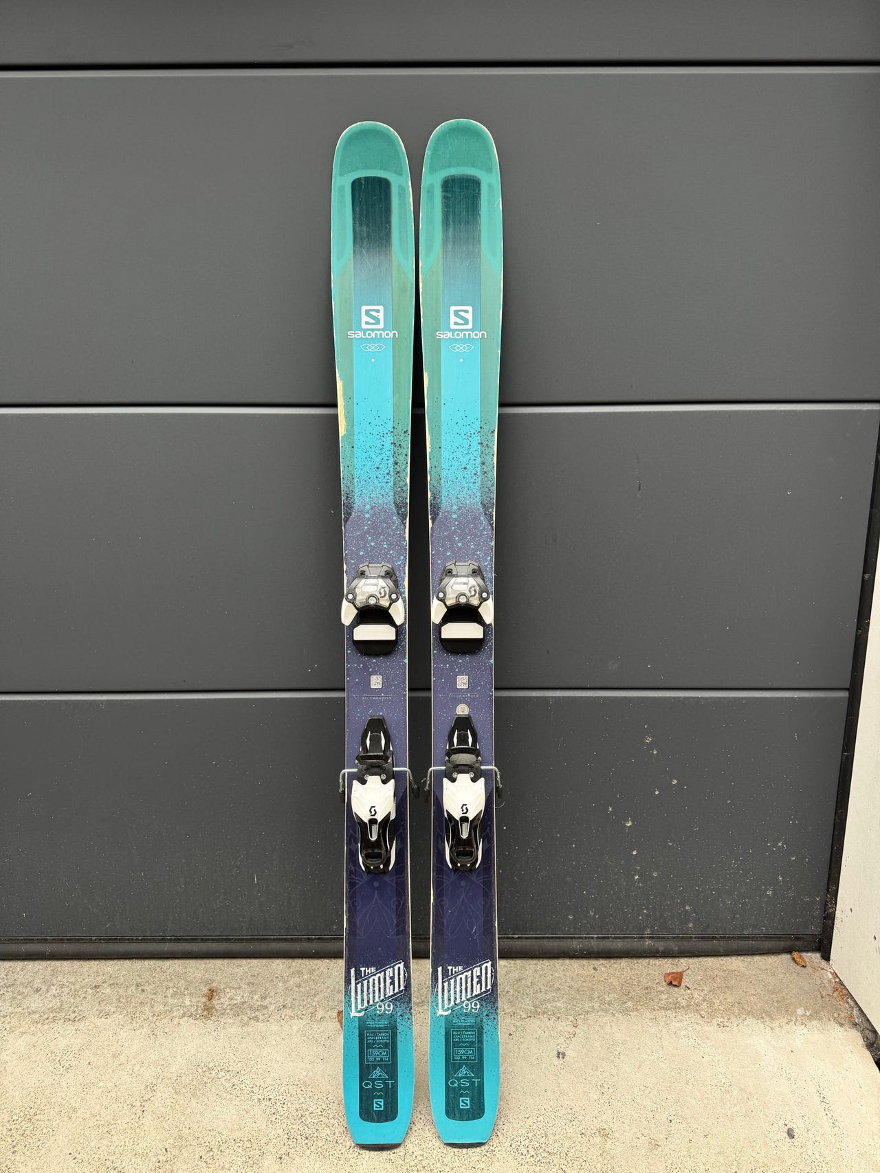 Salomon QST Lumen 99 (159 cm) inkl. Scott-bindningar | Blocket