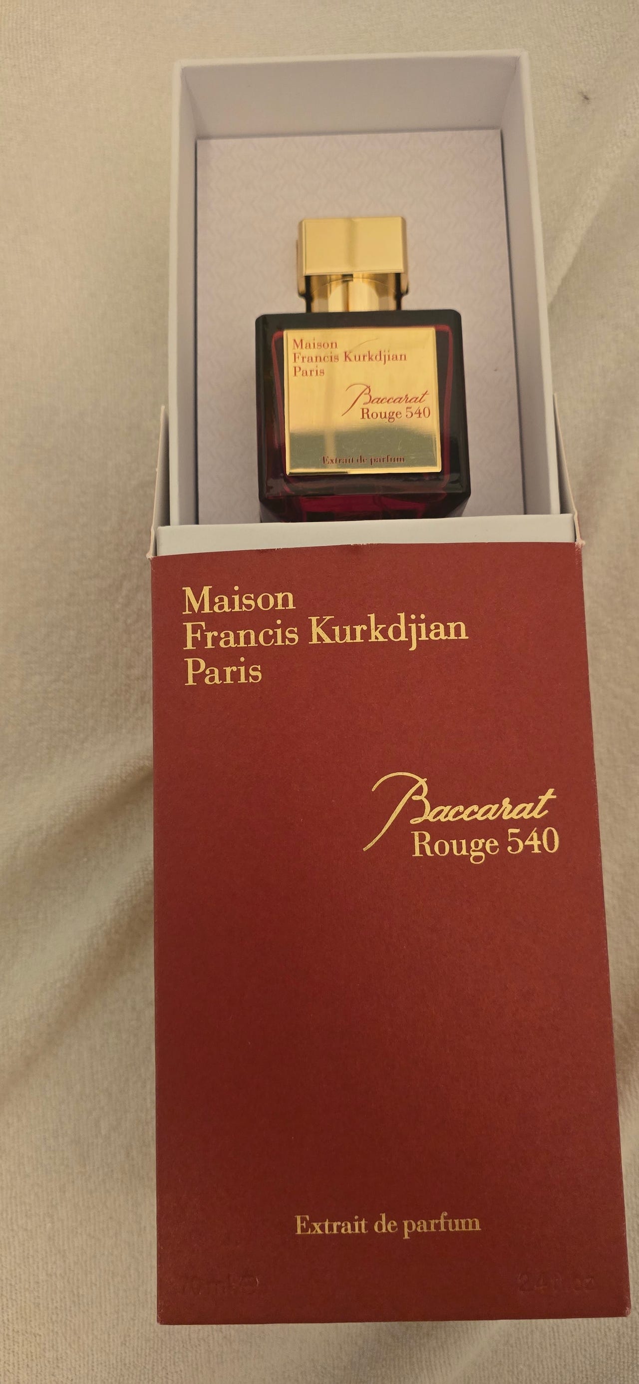 Maison Francis Kurkdjian Baccarat Rouge 540 Extrait de Parfum 70 ml ...