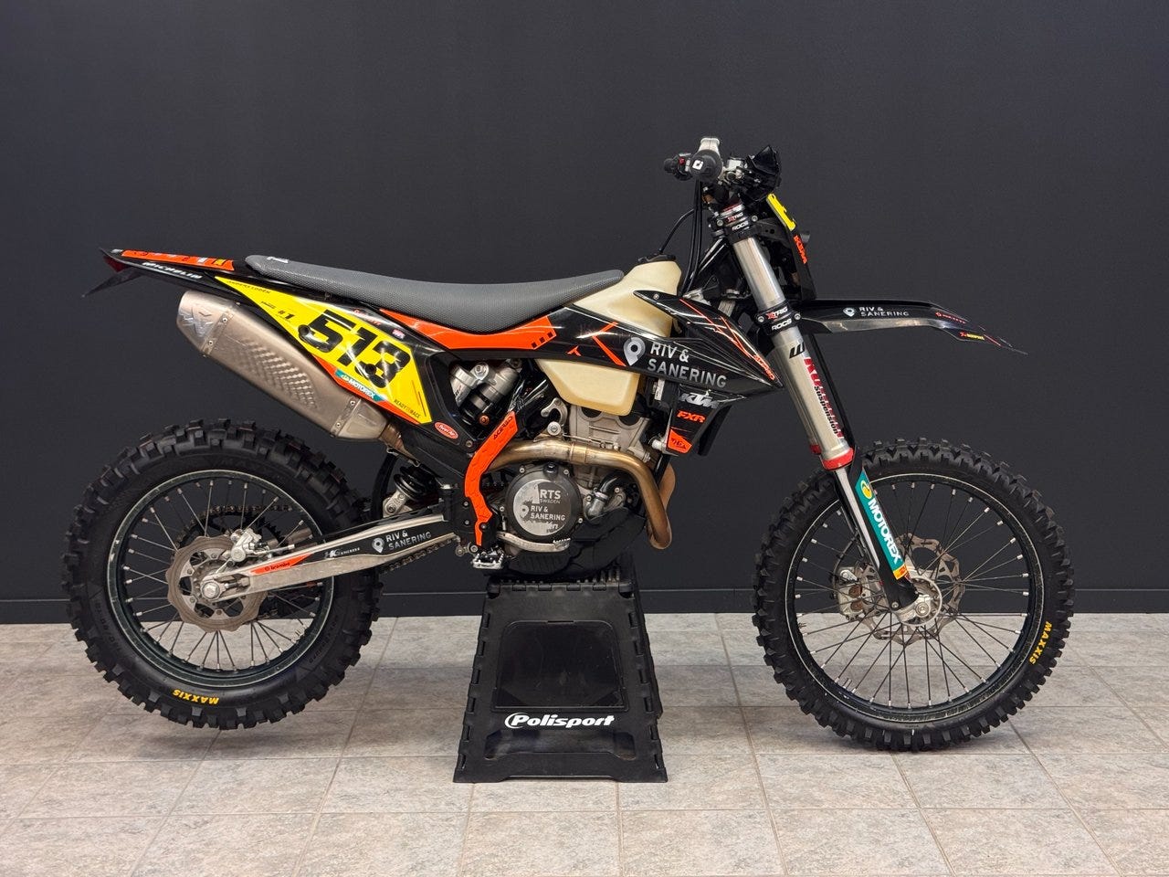 KTM 250 EXC-F | Kumlins fjädring | Acrapovic
