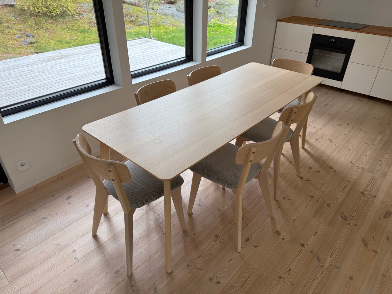 IKEA Lisabo Matgrupp (bord + 6 stolar) | Blocket
