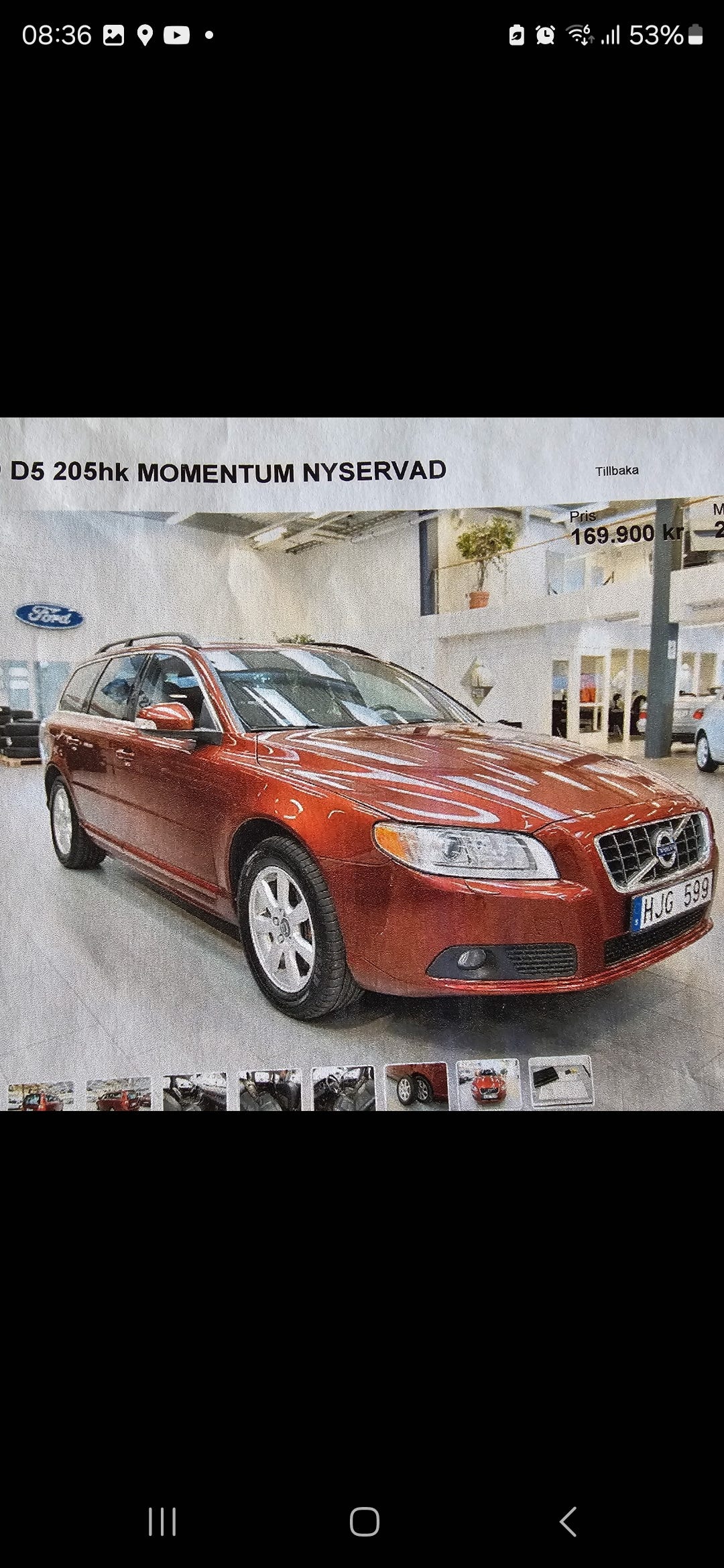 Volvo V70 2011 – bild 1 av 3