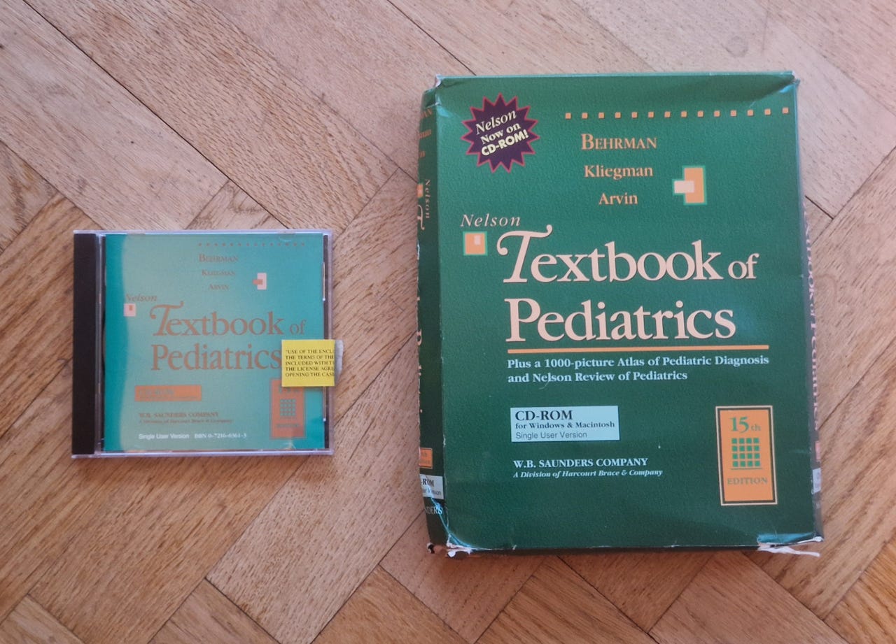 Nelson Textbook of Pediatrics 15th Ed CD Atlas Diagnos medicinbok med ...