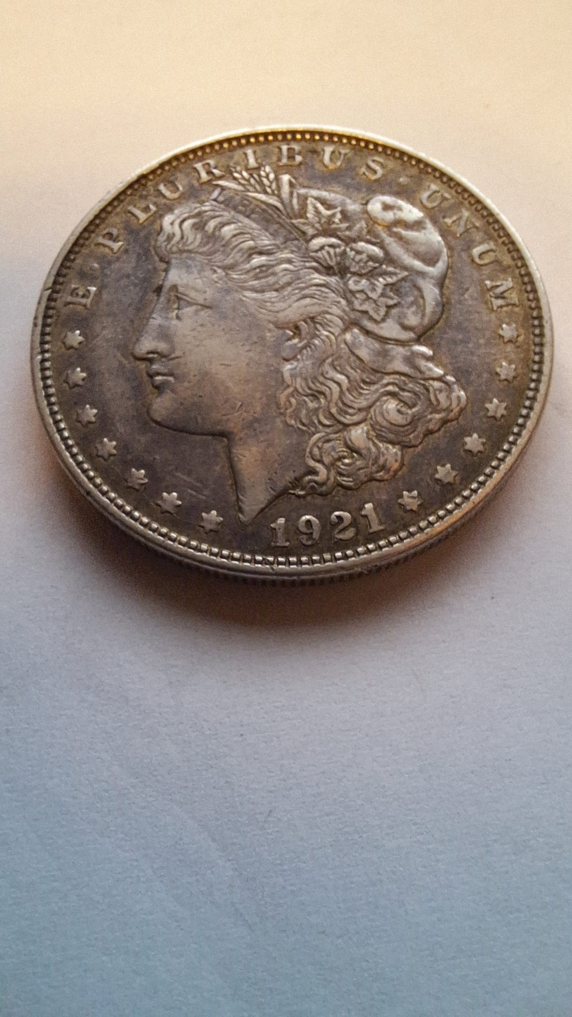 Morgan Dollar 1921 Silvermynt – 1 Dollar USA (Silver 900 / 26,73g ...