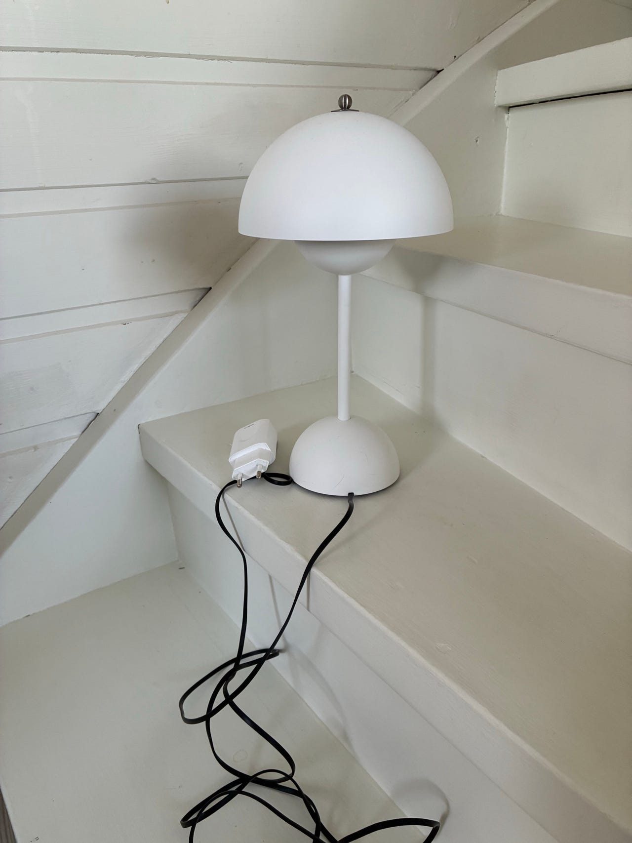 &Tradition Verner Panton bordslampa vit portabel | Blocket