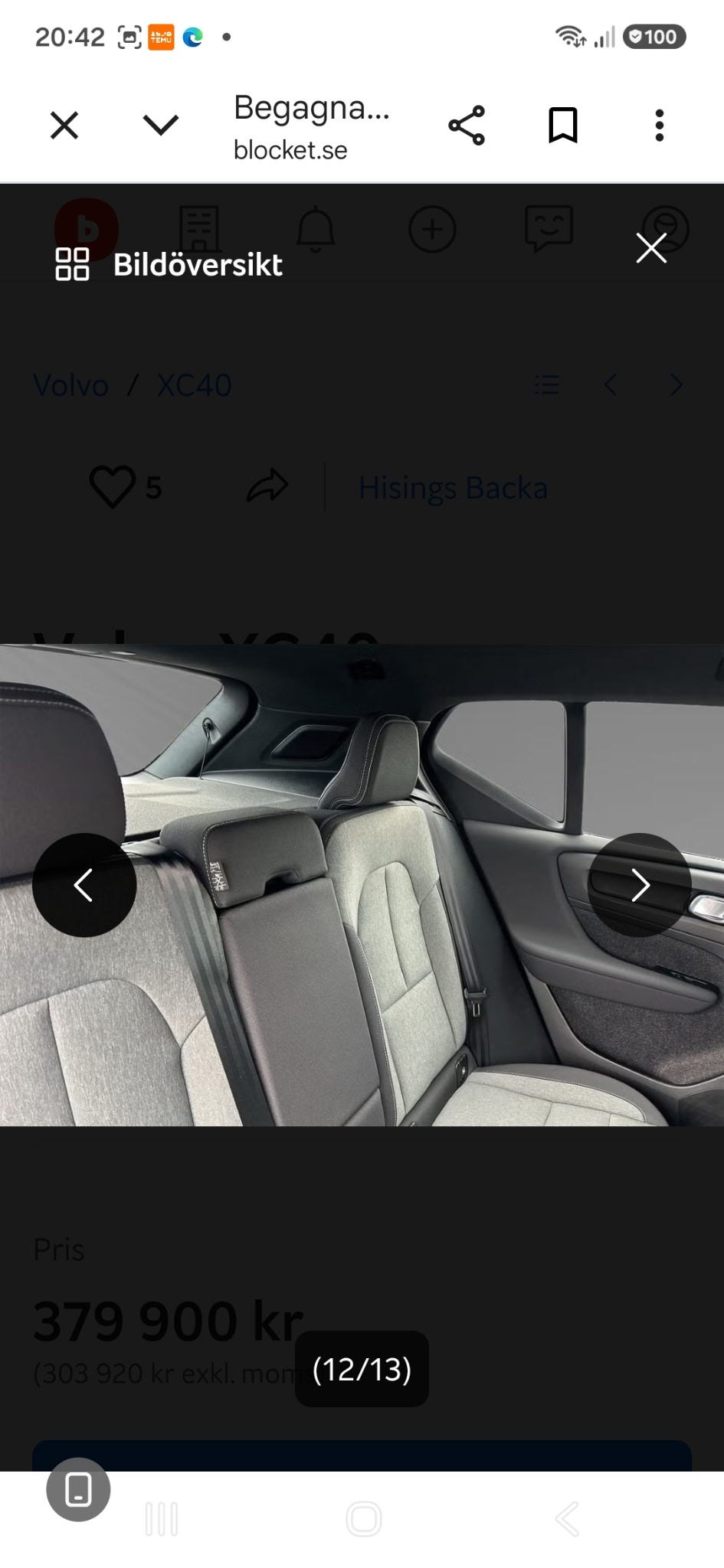 Volvo XC40 2024 – bild 1 av 11