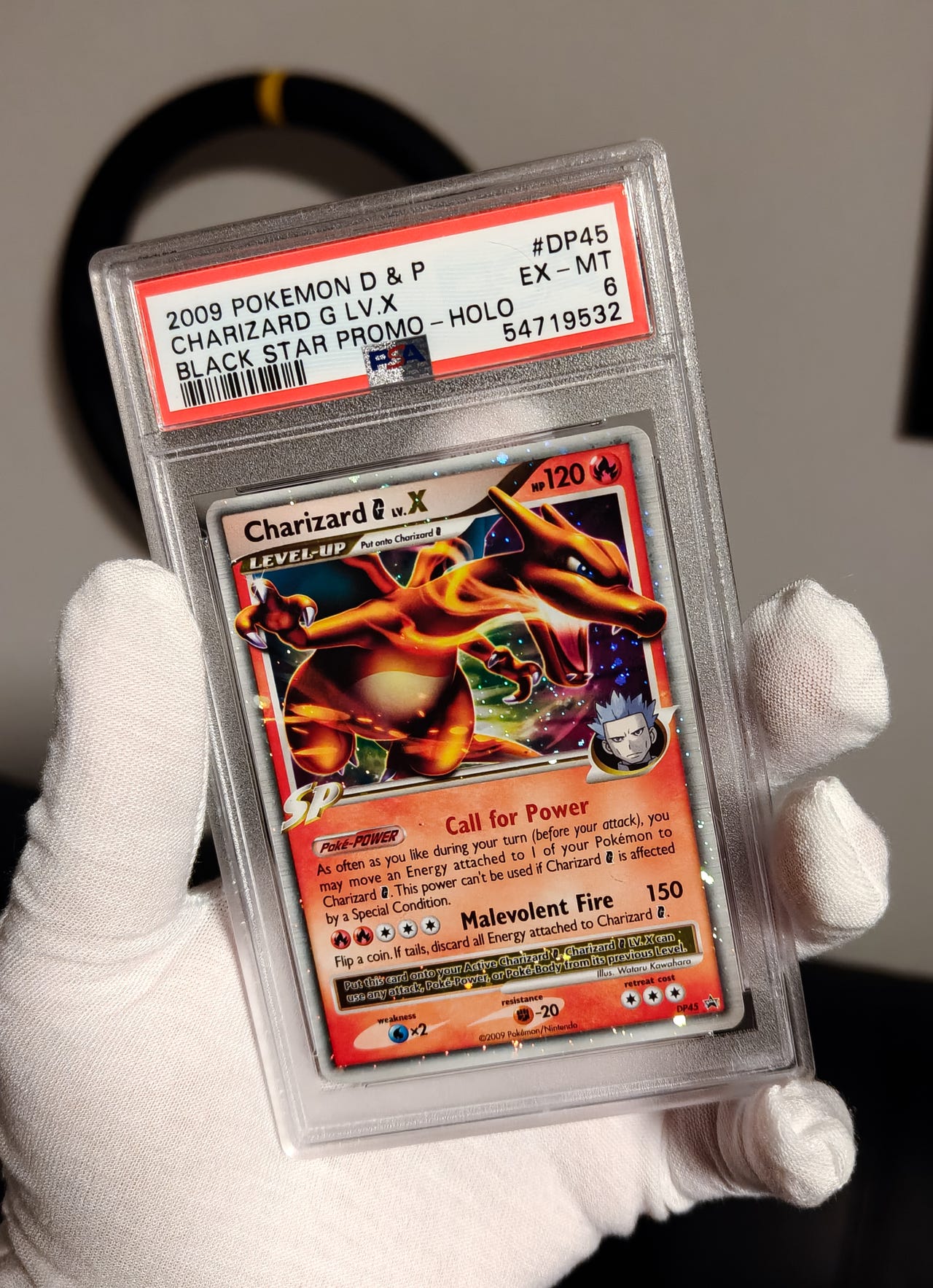 Charizard G LV.X DP45 - PSA 6 - 2009 English Promo Pokemon Card (Very ...