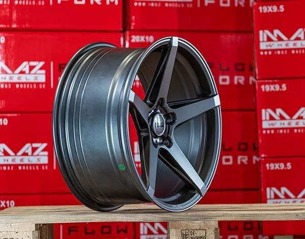 Kompletta sommarhjul - Imaz wheels IM14 Gunmetal 17
