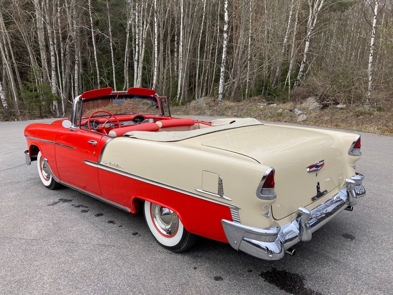 Chevrolet Bel Air Convertible 4.3 V8 Powerglide, 2-trinn, 165hk, 1955