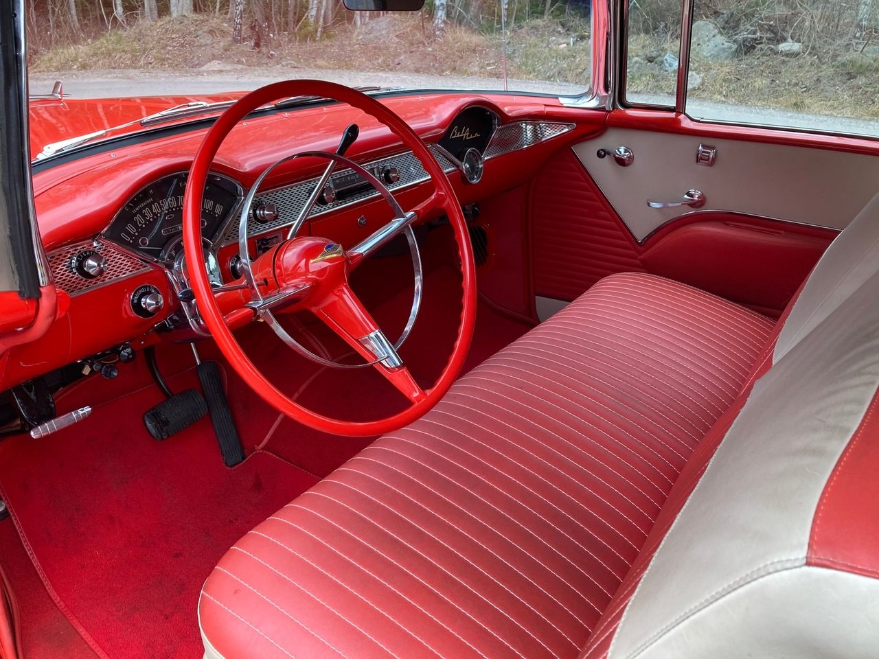 Chevrolet Bel Air Convertible 4.3 V8 Powerglide, 2-trinn, 165hk, 1955