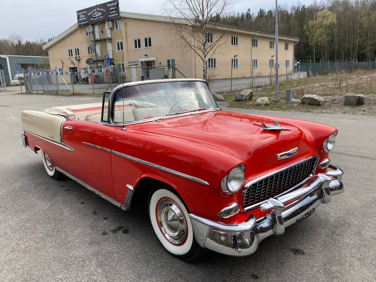 Chevrolet Bel Air Convertible 4.3 V8 Powerglide, 2-trinn, 165hk, 1955