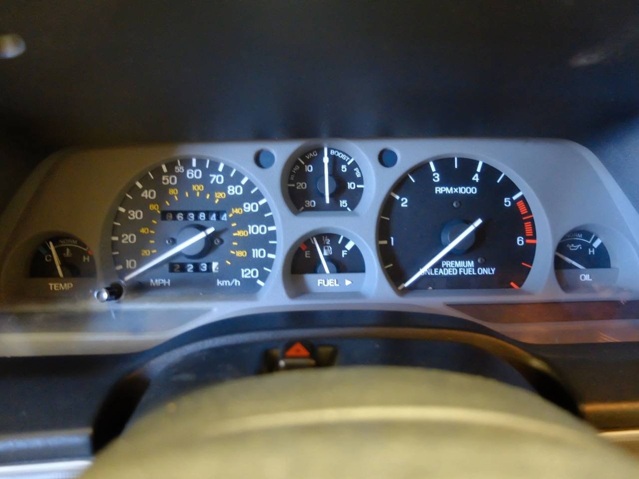 Mercury Cougar XR7 Manual, 5-trins, 213ps, 1989