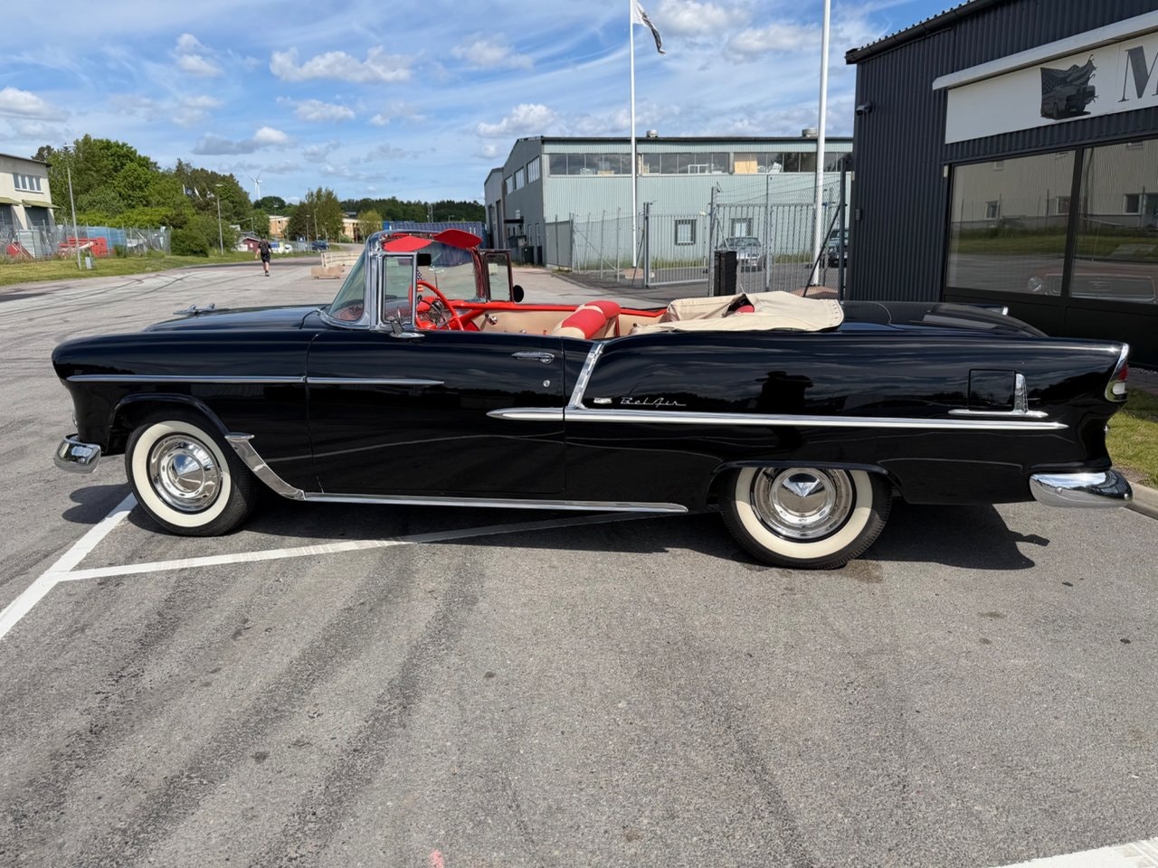 Chevrolet Bel Air Convertible 4.3 V8 Powerglide, 2-trinn, 165hk, 1955
